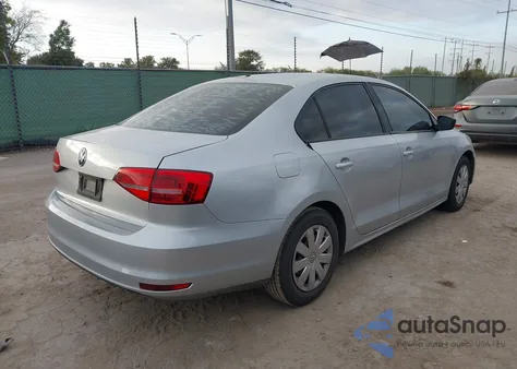 2015 Volkswagen Jetta 2.0L S из США, поврежденный, VIN 3VW2K7AJ5FM282514